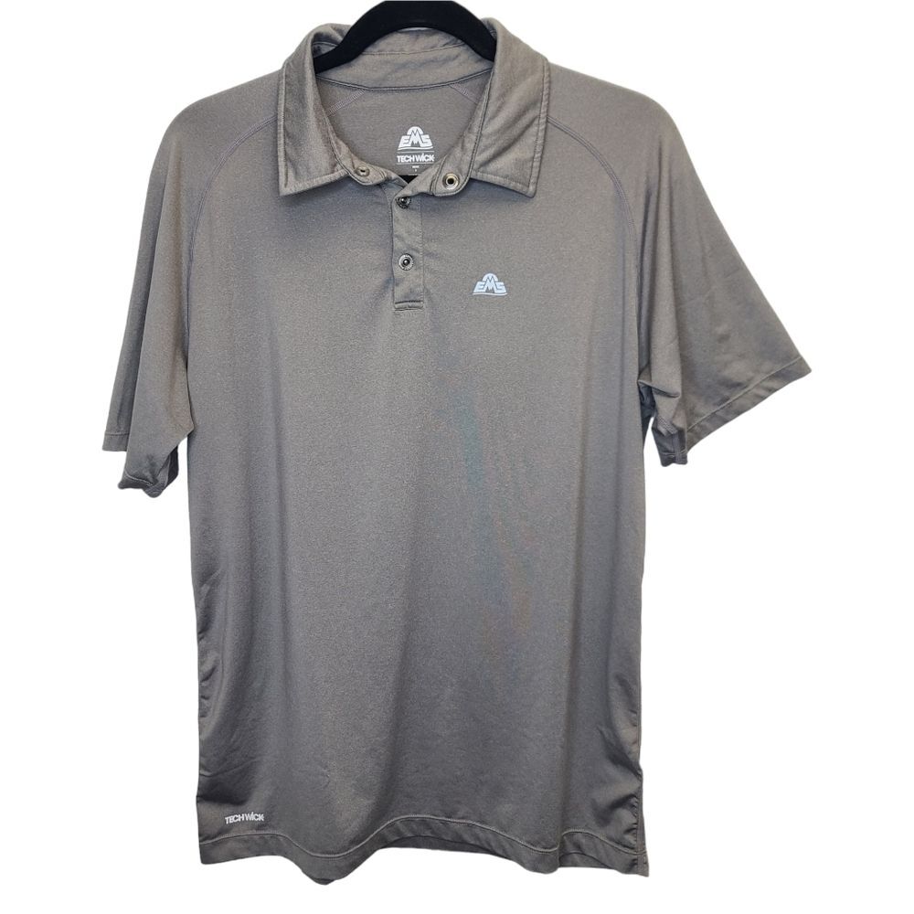 EMS Men's Essential Peak Techwick Polo Grey S